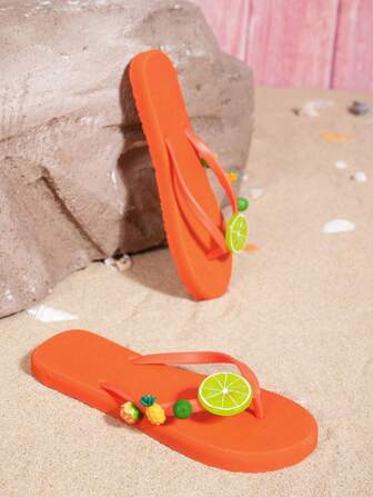 Woman Shoes Fashionable Lightweight & Comfortable Eva Slippers, Outdoor Flip-Flops For Summer Vacation Casual & Anti-Slip, Ideal For Summer, Beach, Travel, Etc.