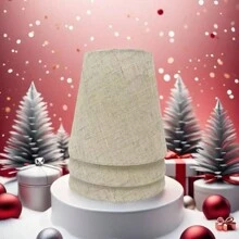 3pcs/6pcs Mini Lamp Shades, Top Size 3.54" X Bottom Size 5.12" X Height 5.51", Clip-On Lamp Shades, Suitable For Pendant Lights, Wall Lights, Candle Chandeliers, Small Table Lamps, Ideal For Pointed Bulb Light Sources, Perfect For Home Living Room Lighting, Elegant Natural Lighting Solution, Home Decor, Suitable As Birthday, Graduation Gifts For Friends And Family - Multicolor - View 9