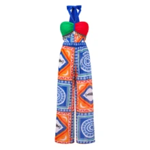 Women's 1-Piece Bohemian Style Geometric Print Swimsuit With Cover Up Pants