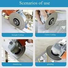 4.5/5-Inch 115/125mm Rhinestone Dry Cutting Disc Board Ceramic Tile Marble Thin Cutting Blade Disc For Marble Machine, Angle Grinder