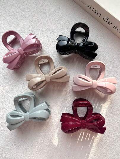 1pc Elegant Bowknot Hair Clip, Stylish & Hair Accessories For Women Hair Claws Claw Clips Hair Clips Hair Jaw Clip Hair Clamps Hair Clutch Hair Claw Clip Fall Winter For Vacation Outfits Woman Summer Outfits