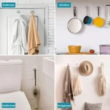 New Plum Blossom Style Hooks, Practical Hooks Applicable For Kitchen, Bathroom, Toilet, Living Room, Etc.