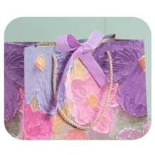 Bolsas de regalo grandes, 1 pieza de bolsa de regalo con cinta, bolsa de regalo de papel portátil con asas, bolsas de regalo de cumpleaños, bolsas de regalo para fiesta de boda, Día de San Valentín