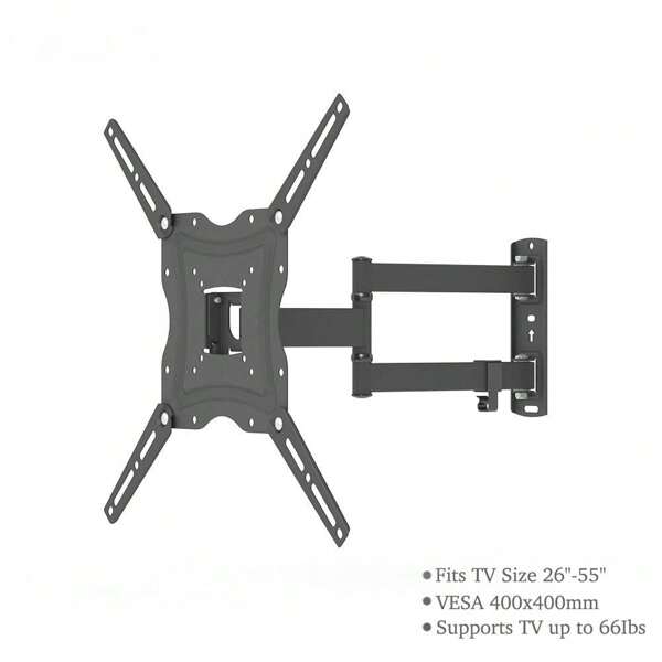 TMX400A Universal TV Wall Mount Bracket For 26-55" TVs - Adjustable, Rotatable, With Spirit Level