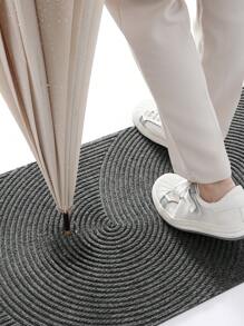 DAJIANG 1 pieza Felpudo vintage con rayas geométricas grises, felpudo de entrada de estilo moderno para todas las estaciones, material de fibra de poliéster, resistente a la decoloración, diseño ultrafino, antideslizante, fácil de limpiar, adecuado para patio, interior, exterior, jardín, pasillo y otra decoración del hogar, también se puede usar para decoración de baño, alfombra de baño, alfombra exterior, felpudo, decoración de otoño, accesorios de baño, vuelta a la escuela, decoración de entrada - Gris - Ver 8