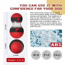 1pc Interactive Dog Puzzle Toy - Adjustable Treat Dispenser, Slow Feeder, IQ Stimulator, Boredom Buster, Food Puzzle Ball For Busy Dogs And Puppies