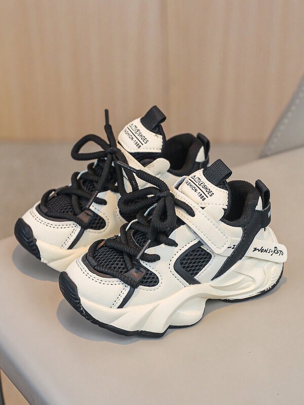 Kids Sports Shoes, Spring/Autumn New Breathable Mesh Boys Casual Shoes, Girls Running Shoes, Fashion Chunky Sneakers