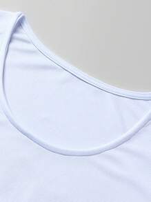 Set de 3 camisetas de tirantes de hombre de verano, nuevas, ligeras, de seda de hielo, de cuello redondo, con camisetas de manga corta de bambú de secado rápido, de corte holgado, para deportes y casual
