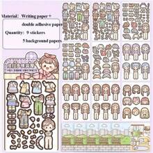 A Set Of Clothing Stickers For Sweet And Cool Teenage Girls, Daily Wear Paper Dolls, Girl DIY Cute Cartoon Princess Characters - Sweet Cool Girl - View 17