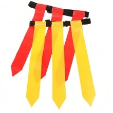 1pc Athletic Flag Football Elastic Waist Belt, Adjustable Bright Color Waist Band, Sports Training Equipment, American Football Flag Grommet