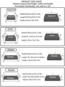1pc All Season Stretch Sofa Cover Set, Modern Simple Anti-Slip Full Cover Fabric Thickened Sofa Seat Cushion Slipcover, Machine Washable Dust-Proof Non-Fading Home Decor Pet Friendly Protector, Suitable For L-Shaped Sofa And 1/2/3/4 Seater
