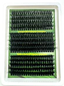 300pcs 100D/80D/60D Individual False Eyelash Extensions Kit, 8D Fluffy Lashes Extensions, Dense Eyelash Extensions, C/D/DD Curl Extensions, 10-18mm Length Mixed Tray, Wedding Bridal Makeup Tools, Black Eyelash Extensions Set, Large Capacity Personal Eyelash Extension Book, Suitable For Home Use.