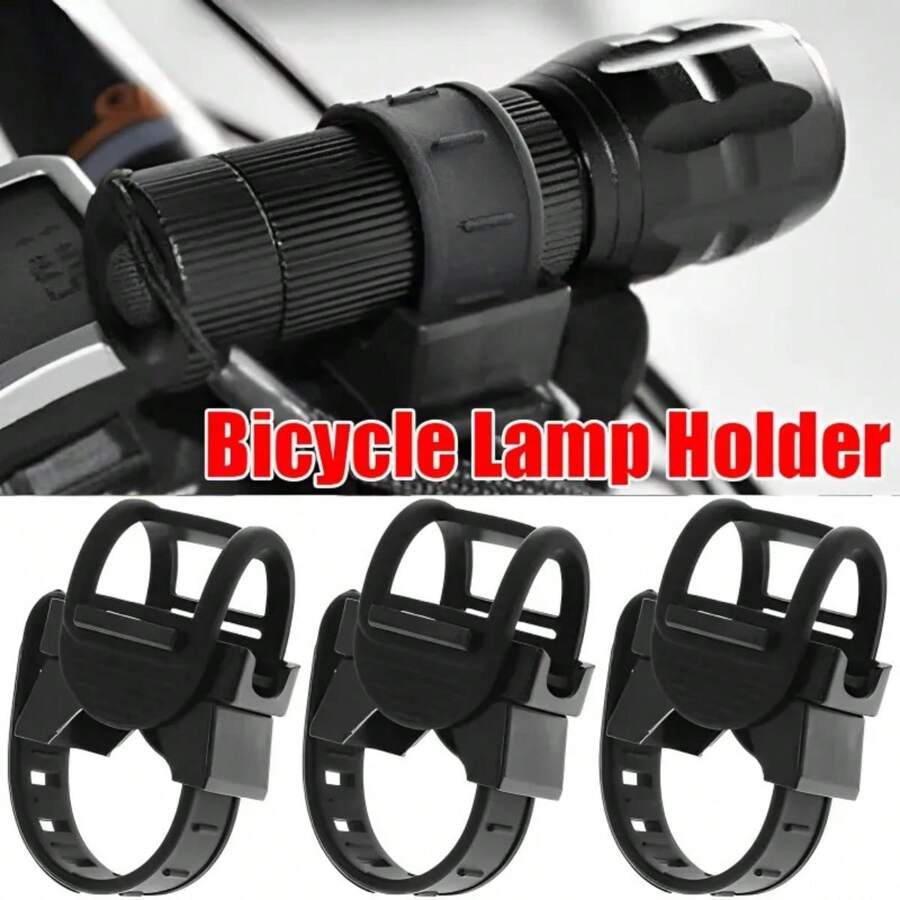 Bicycle Flashlight Mount Multifunctional Adjustable Bicycle Light Clip Cycling Equipment Accessories Bike Light Holder