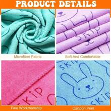 2pcs Quick Dry Super Soft Microfiber Pet Towels, Suitable For Small Cats And Dogs - Highly Absorbent Grooming Towels For Medium & Small Pets, With Colorful Bone Pattern Design - Great For Bathing And Drying Small & Large Dogs And Cats
