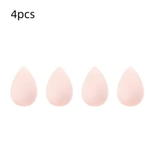 4/12 件迷你化妆海绵粉扑，便携式柔软化妆搅拌器，可水膨胀干湿化妆工具，柔软易用，适合遮瑕、修容、补妆，非常适合圣诞礼物