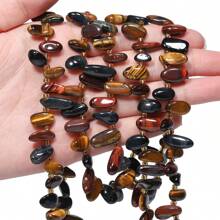 1 Strand 10-14mm Irregular Natural Gravel Chips Stone Beads, Crystal Jade Stone For Earrings Bracelet Necklace Beading Diy Charm Jewelry Accessories 7.5inch - Irregular Stone Beads - View 15