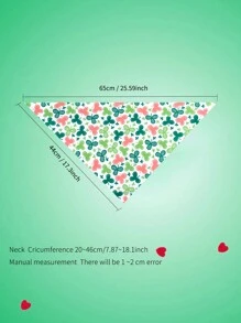 St. Patrick's Day Dog Bandana, Suitable For Small And Medium Dogs, High Quality Material, Unisex Design - Multicolor - View 2