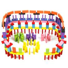 Juguete del dominó de la unidad de creación 120PCS, aprendizaje para los niños, - Multicolor - Ver 7