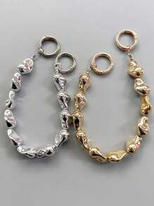 Correa desmontable para bolso, cadena decorativa para teléfono, cadena de repuesto multifuncional para bolso, juego completo de accesorios para bolso como regalo para mujeres y niñas, carcasa de teléfono, funda de auriculares, colgante, accesorios anti-pérdida para teléfono - Multicolor - Ver 14