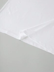 Tricou sportiv grafic pentru bărbați - Tricou cu imprimeu grafic Big Face, echipament sportiv pentru bărbați, haine active pentru alergare și sală, haine de fitness - alb - Vizualizare 6