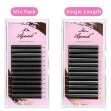 4D W Shape Clover Premade Blooming Hand Woven Fans Volume Cashmere Wispy Lash Extensions Lash Clusters, Eyelash Clusters, Individual Eyelashes, Lashes, Fake Lashes - C - View 11