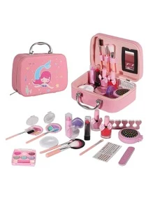 Mermaid Children's Make-Up Washable Set, Children's Role Play, For Birthday Gift 20PCS