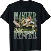 Retro Sunset Fishing Master Baiter Fish Funny Fisherman Women's T-Shirt - màu đen - Xem 1