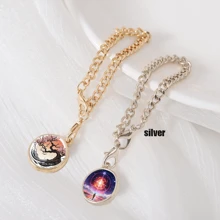 1pc Customizable Fashion Cup-Shaped Keychain, Pendant, Decorative Chain, Suitable For Cup Accessories, Gold/Silver Chain Pendant, Applicable For Glass Cup, Water Cup, Cup Handle Identification Pendant Chain, Cup Accessory Decorative Chain, Bag Decoration Chain, Personalized Customization Water Bottle, Reusable, Multi-Functional, Ornamental, Stylish, Exquisite, High-Quality, Custom, Son, Daughter, School Students, Workers, Kids, Office, Tea Room, School, Home, Home Refresh