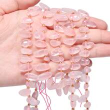1 Strand 10-14mm Irregular Natural Gravel Chips Stone Beads, Crystal Jade Stone For Earrings Bracelet Necklace Beading Diy Charm Jewelry Accessories 7.5inch - Irregular Stone Beads - View 10