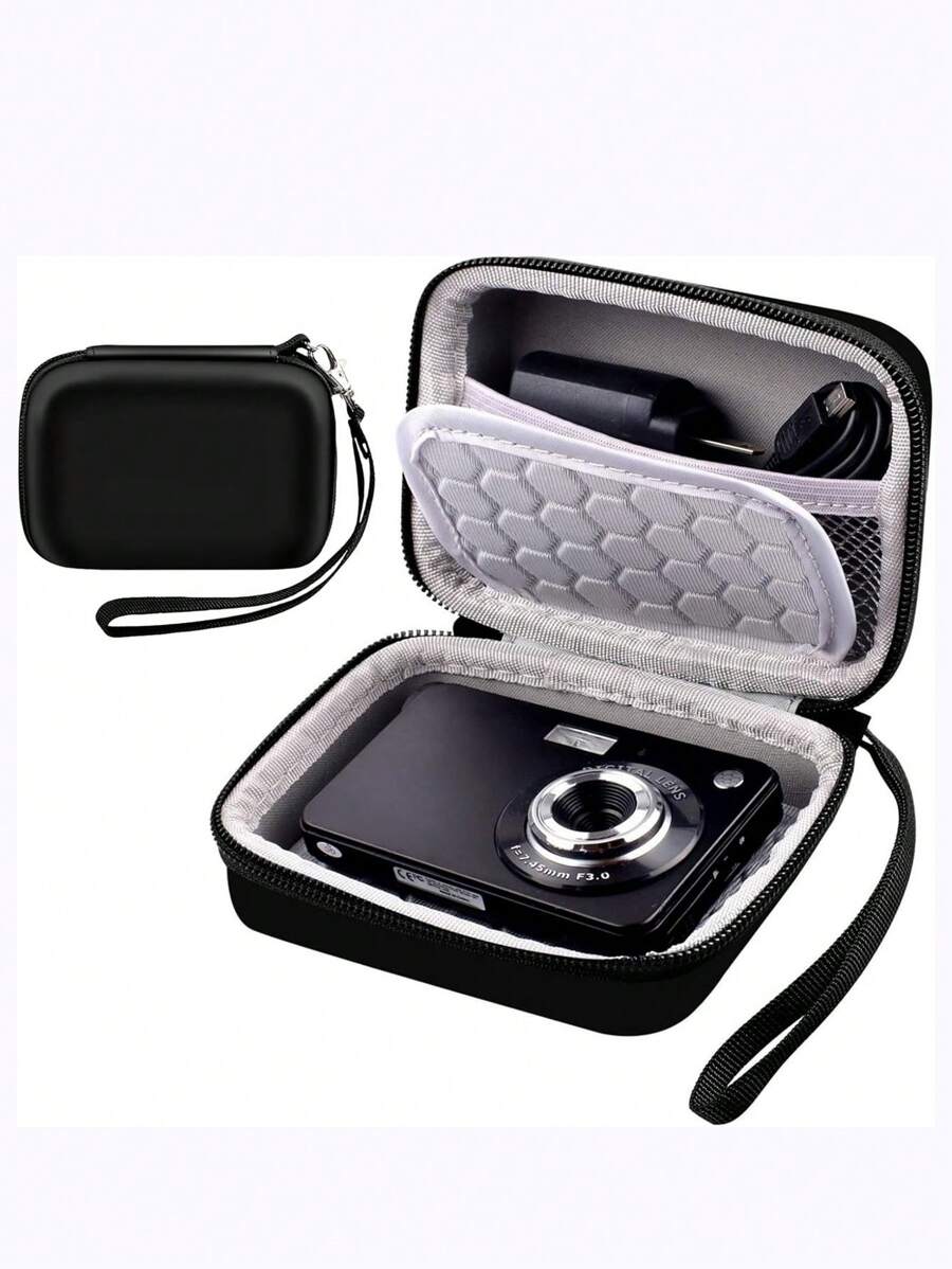 Túi đựng máy ảnh kỹ thuật số chất liệu EVA chống nước và chống rơi cho Canon PowerShot ELPH 180/190, cho DSCW800/DSCW830, cho Pixpro, Túi đựng máy ảnh du lịch - Chỉ có hộp đựng