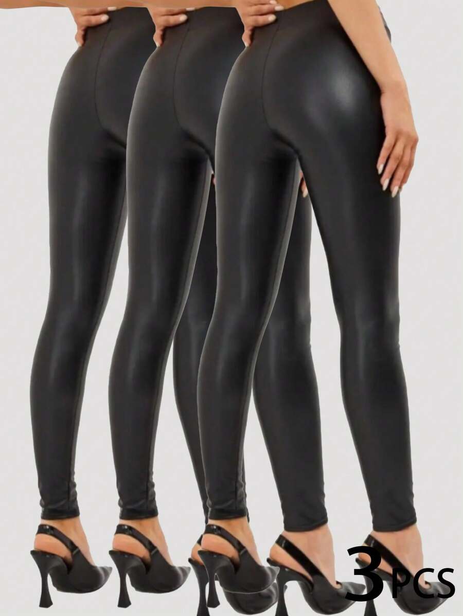 Women's Leggings - Black - View 1