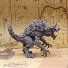 Unleash The Epic Monster Tarrasque - High-Definition 3D Printed Fantasy Miniature - Immersive Tabletop Gaming Experience For Role Playing And Board Game Adventures