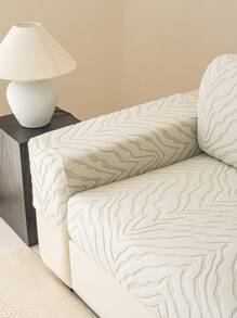 1pc All Season Stretch Sofa Cover Set, Modern Simple Anti-Slip Full Cover Fabric Thickened Sofa Seat Cushion Slipcover, Machine Washable Dust-Proof Non-Fading Home Decor Pet Friendly Protector, Suitable For L-Shaped Sofa And 1/2/3/4 Seater