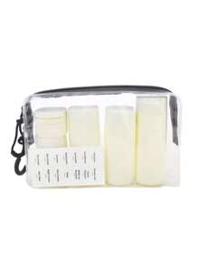 Travel Bottles Set For Shampoo, Conditioner, Lotions, Creams - Reusable Containers
