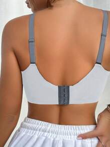 Soutien-gorge léger de maintien de la poitrine, soutien moelleux, sans couture, léger avec un effet push-up
