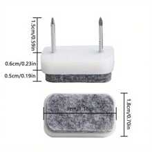 20 件装毛毡家具保护垫 - 塑料防滑滑动垫，适用于椅子、桌子 - 高品质防刮腿帽，带钉装