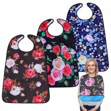 1pc/2pcs, Adult Bibs For Women, Reusable Apron, Wipeable With Optional Crumb Collector, Waterproof Washable Restaurant Clothing Protector, Gift For Women/Mom