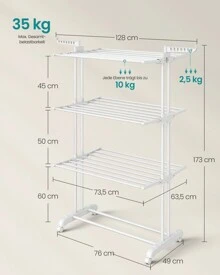 SONGMICS Drying Rack - Beige - View 6