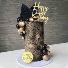 1Pc Custom Acrylic Cake Toppers, Personalised Glitter Cake Topper With 'Mr. And Mrs. Williams' Design, Perfect For Birthday, Wedding Anniversaries, Valentine's Day, Unique Dessert Table Decoration, Cake Accessories, Baking Accessories - Multicolor - View 7