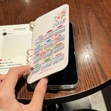 1 个日历 2025 翻盖磨砂手机壳，个性化保护壳适用于 iPhone 16 Pro Max、15、14 Plus、13、12、11 - 彩色 - 查看 4