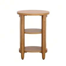 Springwood Caning Side Table Light Honey Finish - Light Honey as pic - View 1