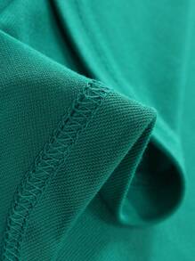 Mens Casual T-Shirt Womens Top Short Sleeved Adult Clothing Comfortable And Breathable - Navy - View 4