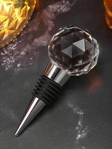 1 pc Berlian Dekorasi Botol Anggur Stopper - Perak - View 10