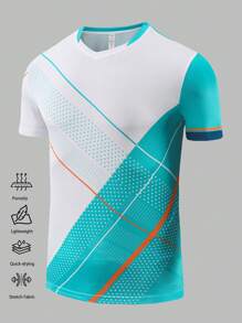 Spersonalizowana grafika, logo, nazwa i numer, oddychająca, szybkoschnąca koszulka sportowa, odpowiednia do piłki nożnej, badmintona i siatkówki, wiosna/lato, stylowa, moda, hipster, swobodna, minimalistyczny szyk, spersonalizowana, dostosowana, niestandardowa, unikatowa, stroje męskie, garderoba kapsułowa, podstawowy styl męski/uliczny, idealne prezenty dla niego, chłopaka, rodziny, przyjaciół, na urodziny, na wakacje/święta, do szkoły/zawodów, do sportu/wspinaczki