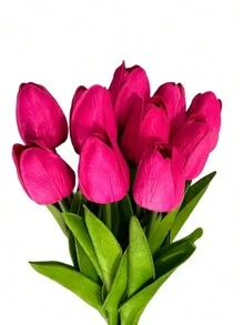 3 pièces/set Fleurs de tulipe artificielles, accents de décoration pour la maison pour le salon et la chambre à coucher