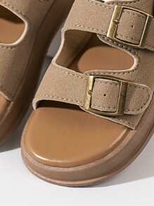 Sandalias para niños 2025, tipo plataforma, suela blanda, cómodas, de estilo deportivo y escolar, resistentes al desgaste, con amortiguación, de estilo casual, para niños y niñas