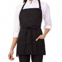 Delantal ajustable con 3 bolsillos para chef, cocina y cocinar, para mujeres y hombres - Multicolor - Ver 7