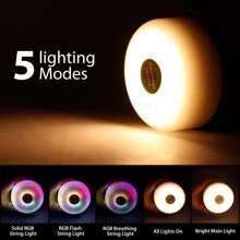 Camping String Lights Camping Lights Waterproof USB Charging Lights, Rechargeable Outdoor String Lights For Camping Yard Hiking - Green - View 4