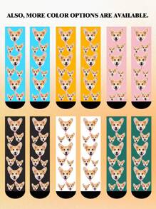 1 Pair Of Children Aged 1-16, Pet , Custom Socks, Personalized Animal, Dog, Birthday Gift