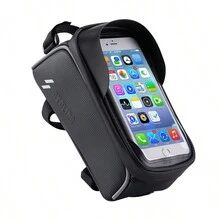 Bolsa para teléfono de bicicleta Bolsa para teléfono de bicicleta con pantalla táctil impermeable de gran capacidad Bolsa para teléfono para bicicleta Bolsa para bicicleta para iPhone 12/12 Pro/11/11 Pro/11 Pro Max/XS MAX/XS/XR/X/8/8 Plus, etc.
